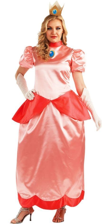 plus size princess peach costume|More.